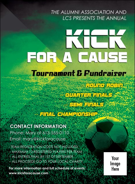 Soccer Field Invitation Product Front