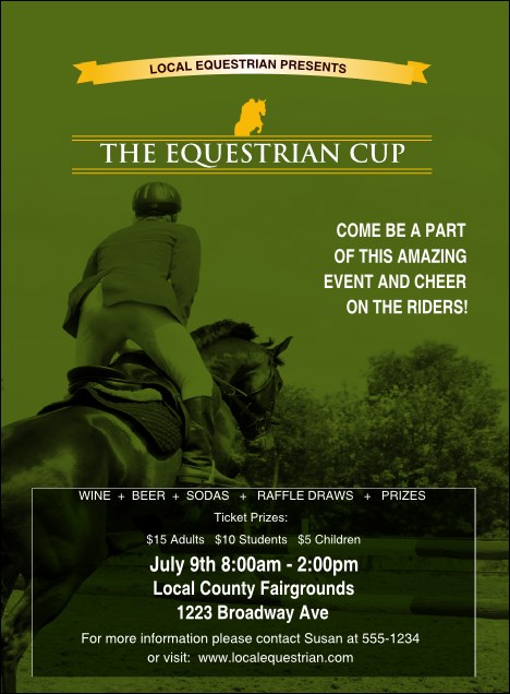 Equestrian Invitation Product Front