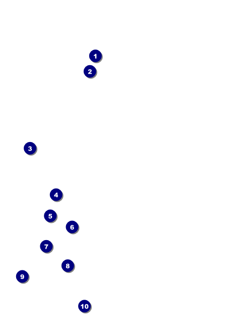 Flower Stag & Doe Invitation Front Field Markers