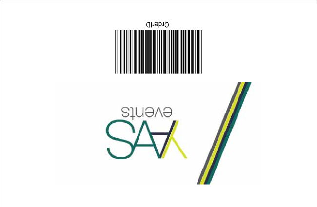 Rugby Drink Ticket Logo Product Back