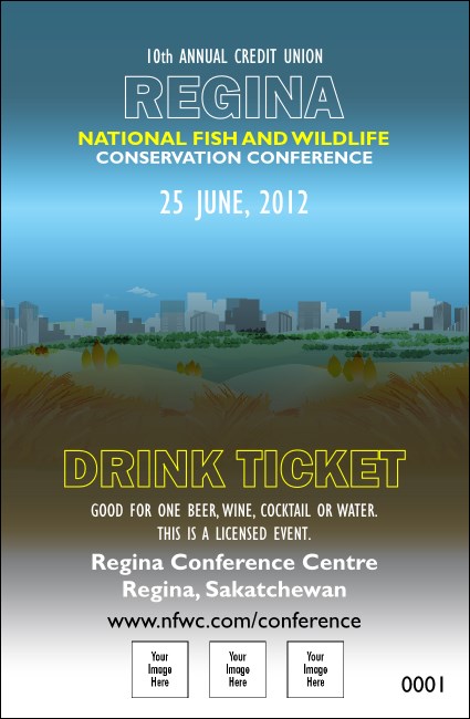 Regina Drink Ticket Product Front