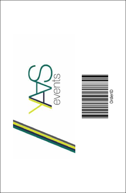Wrestling Drink Ticket (Orange) Product Back