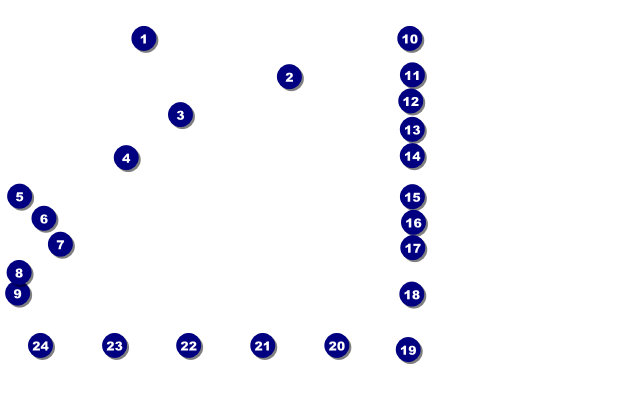 Fractal Wave Drink Ticket Front Field Markers