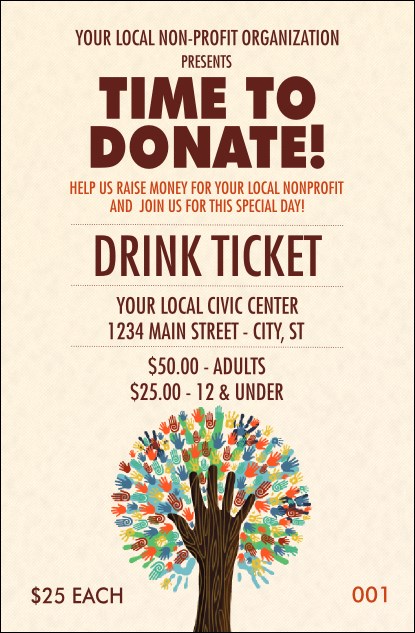 Fundraiser Tree Drink Ticket