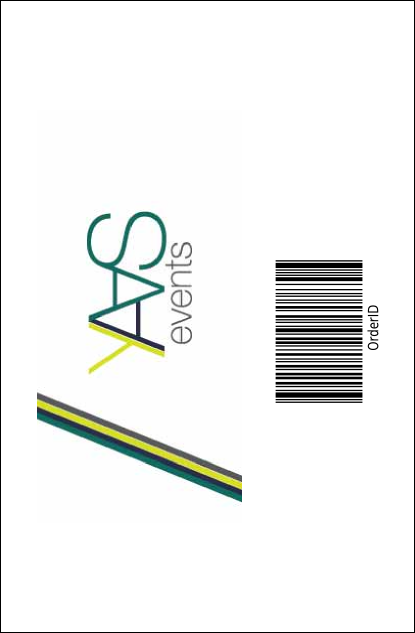 Football Green Drink Ticket Product Back
