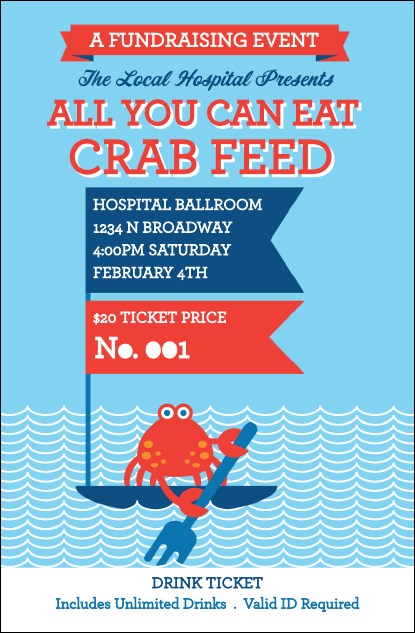 Crab Feed Drink Ticket Product Front