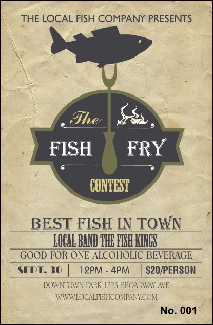 Fish Fry Drink Ticket Product Front