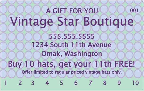 Polka Design Loyalty Card