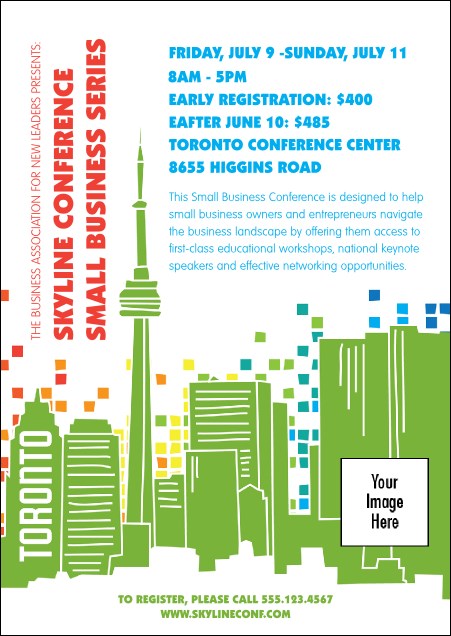 Toronto Postcard (White) Product Front