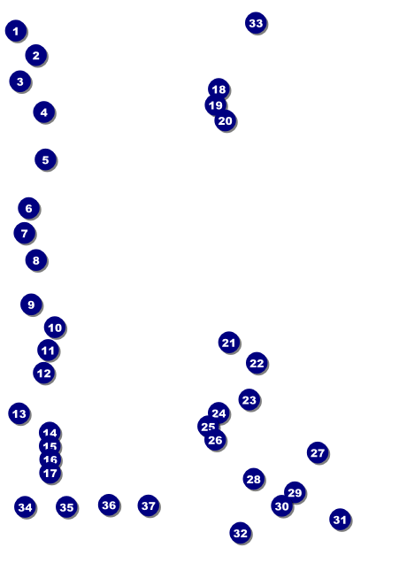 Run for a Cure Pink Postcard Front Field Markers