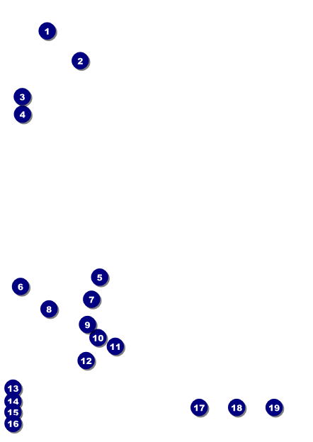 Dance Festival Postcard Front Field Markers