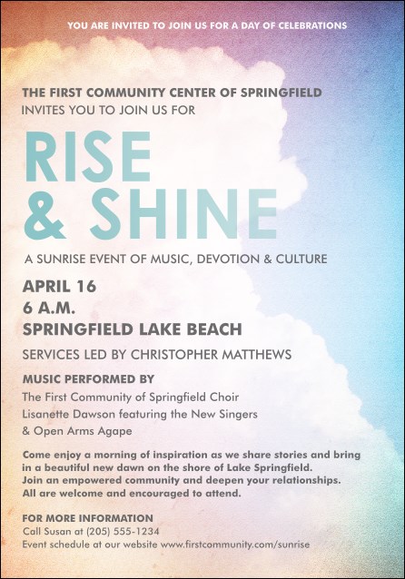 Clouds Postcard Product Front