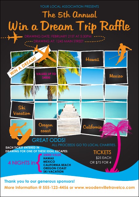 Win a Vacation Postcard Product Front