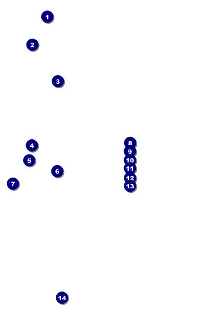 Pirate Ship Postcard Front Field Markers