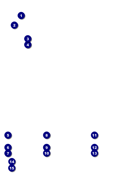 World Travel Postcard Front Field Markers