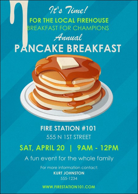 Pancake Breakfast Postcard Product Front