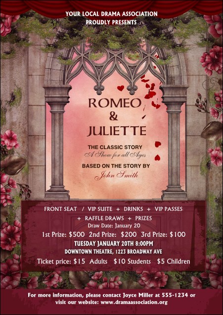Romeo and Juliet Postcard Product Front