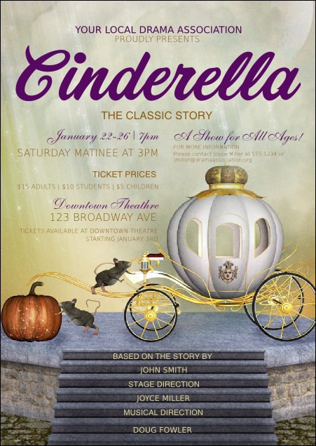 Cinderella Postcard Product Front