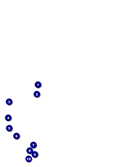 Black Tie Postcard Front Field Markers