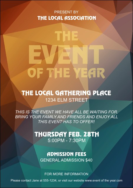 All Purpose Geometric Postcard Product Front