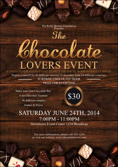 Chocolate Postcard Product Front