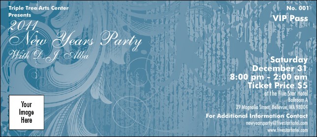 Year Classic Blue VIP Pass Product Front