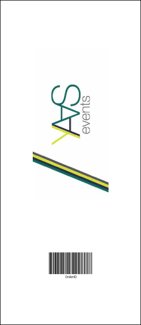 Nightclub Yellow VIP Pass Product Back