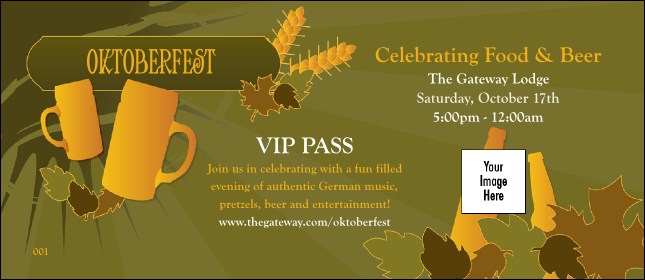 Oktoberfest Green VIP Pass