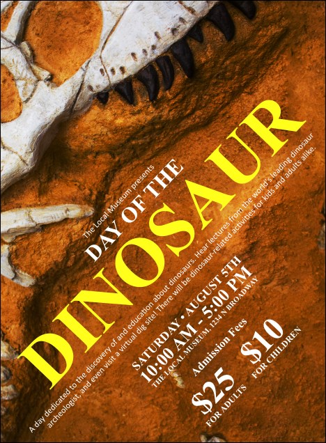 Dinosaur Invitation Product Front
