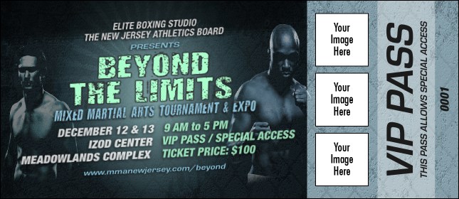 MMA Main Event VIP Pass (Blue) Product Front