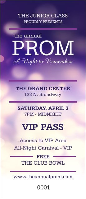 Abstract Lights VIP Pass Product Front