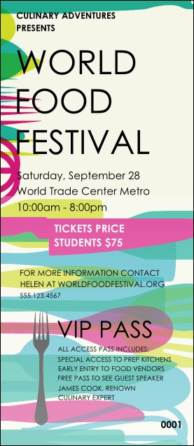 World Food Festival VIP Pass
