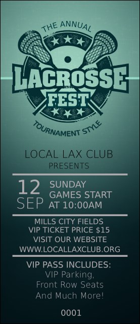 Lacrosse VIP Pass Product Front