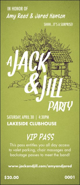Jack and Jill VIP Pass Product Front