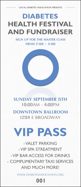 Diabetes VIP Pass Product Front