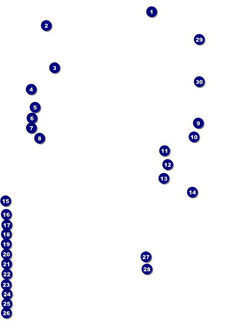 Circle Gala Flyer Front Field Markers