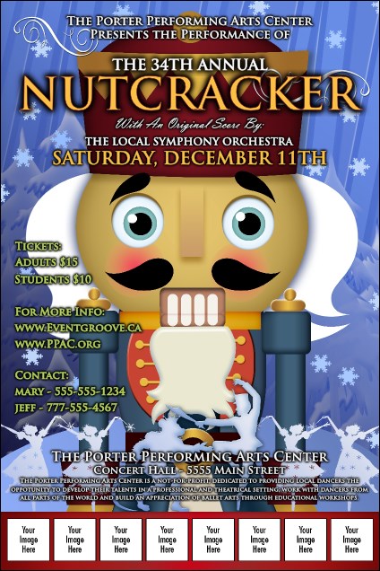 Nutcracker Ballet Logo Poster Product Front