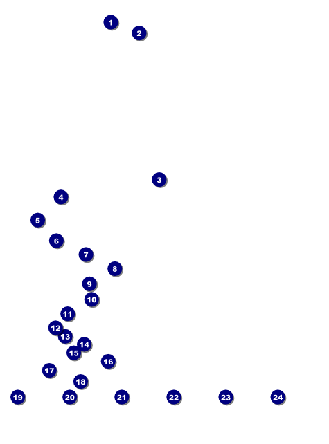 Hanukkah Abstract Flyer Front Field Markers
