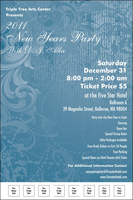 Year Classic Blue Poster Product Front