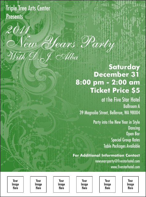 Year Classic Green Flyer Product Front