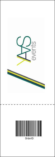 Ski Goggles Raffle Ticket Product Back