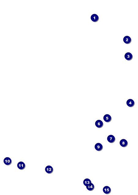 Paint The Town Red Postcard Front Field Markers