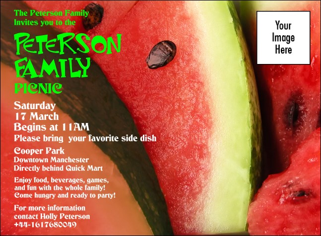 Summer Invitation Product Front