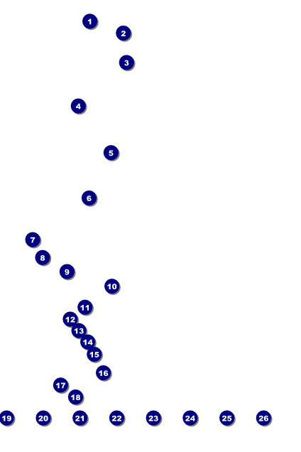 All Purpose Building and Streetlights Black and White Image Poster Front Field Markers