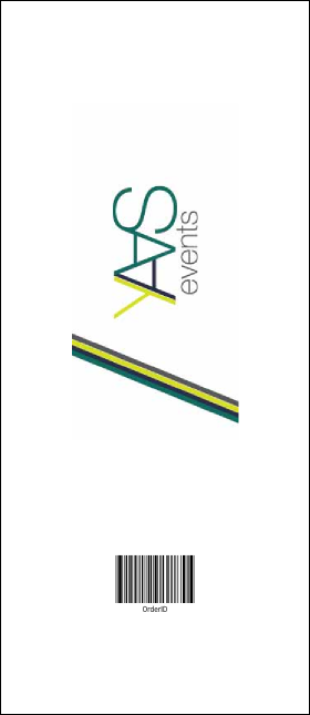 Run for a Cause Blue & Green VIP Pass Product Back