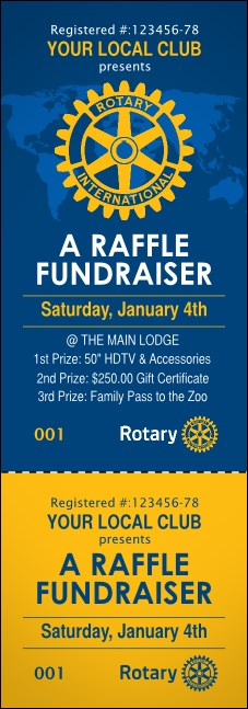 Rotary World Portrait Event Ticket Product Front