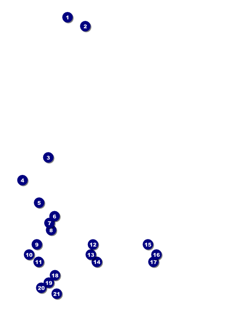 Rotary World Landscape Black and White Flyer Front Field Markers