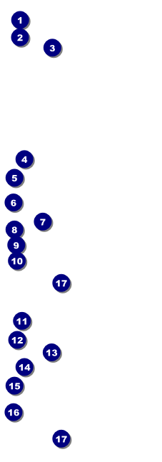 Rotary World Landscape Black and White Event Ticket Front Field Markers