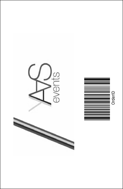 All Purpose Corners Black and White Drink Ticket Product Back