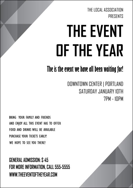 All Purpose Corners Black and White Postcard Product Front